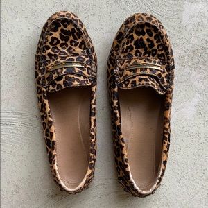 Vionic Ashby leopard loafers